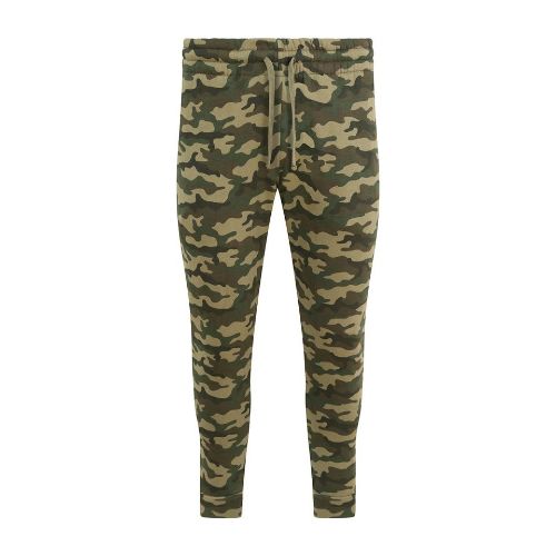 Awdis Just Hoods Tapered Track Pants Green Camo